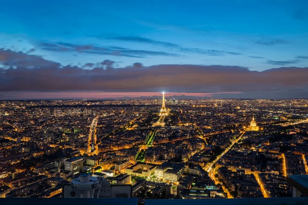 powered-on Eiffel Tower, Paris
