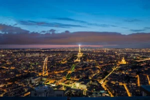powered-on Eiffel Tower, Paris