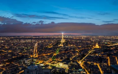 powered-on Eiffel Tower, Paris