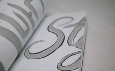 A close up of a paper with a logo on it